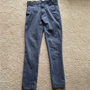 Gap Skinny Stretch Khaki Pants - Men's 28 x 30 Blue Pearl